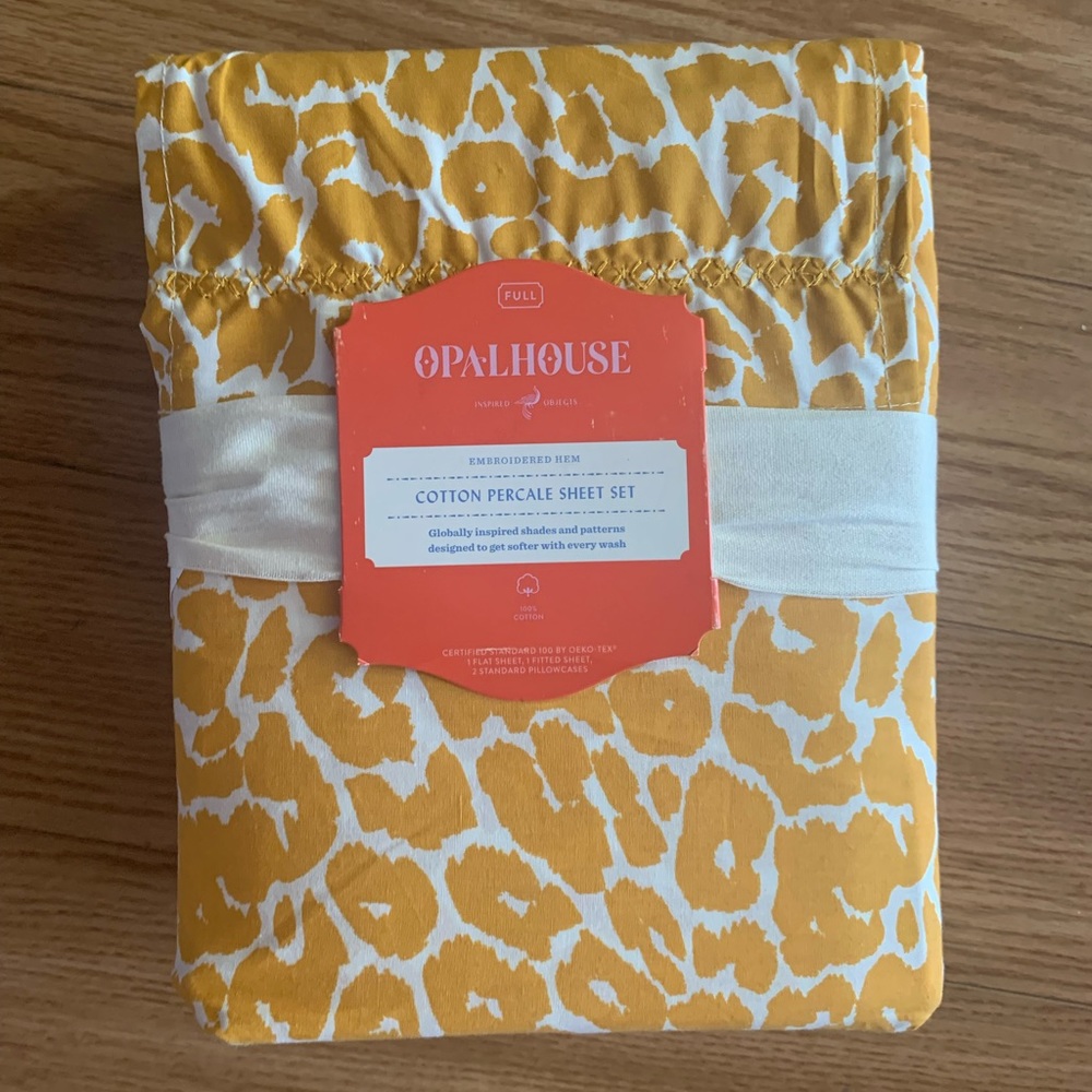 - Opalhouse full size sheet set